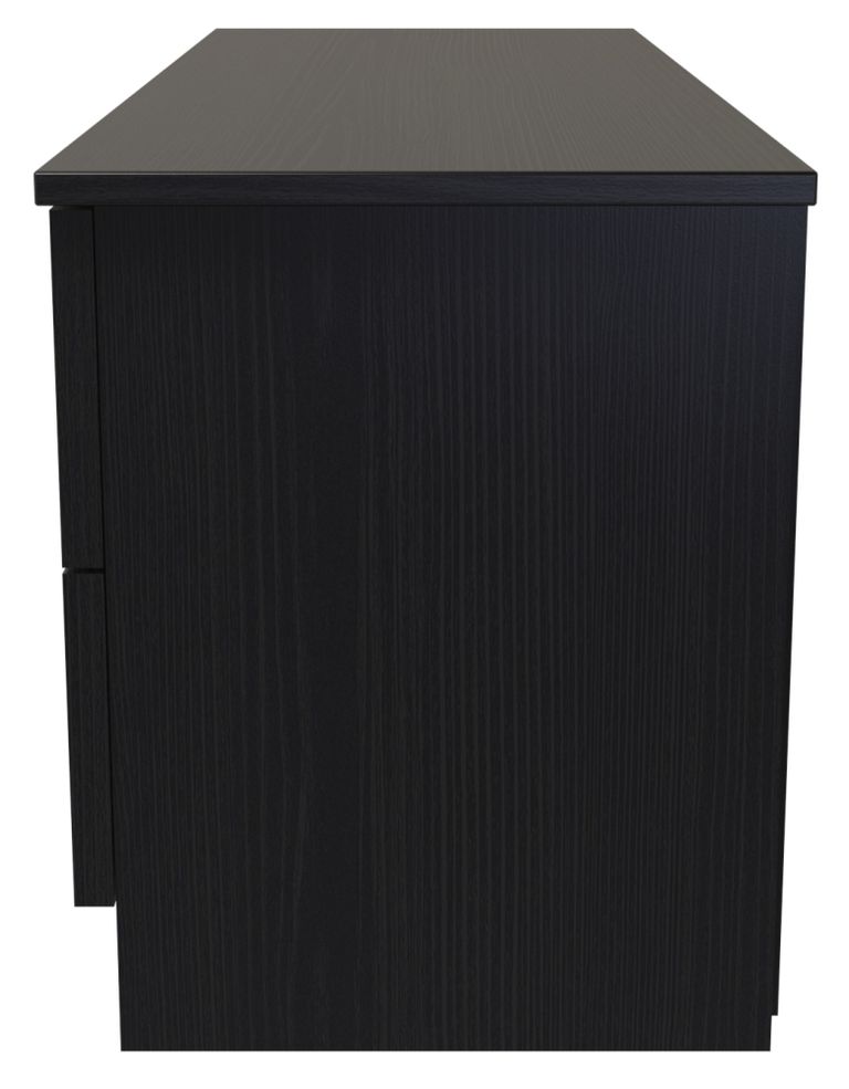 Rattan and Black Ash Bed Box