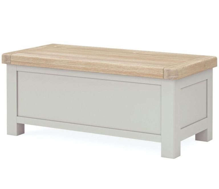 Salcombe Blanket Box - Grey Oak