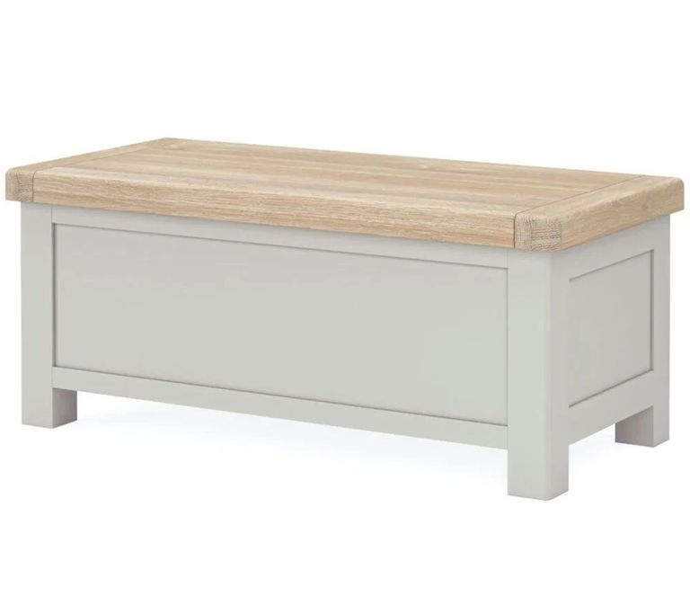 Salcombe Blanket Box - Grey Oak