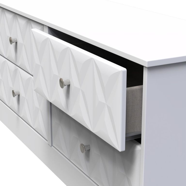 San Jose Matt White Bed Box