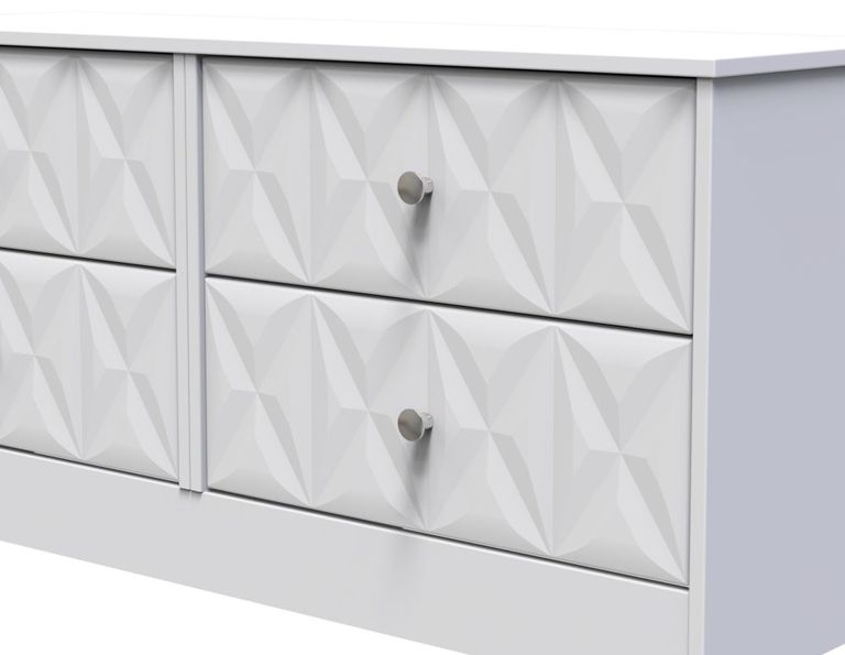 San Jose Matt White Bed Box