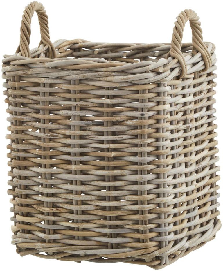 Wicker Kubu Rattan Square Storage Baskets (Set of 3)