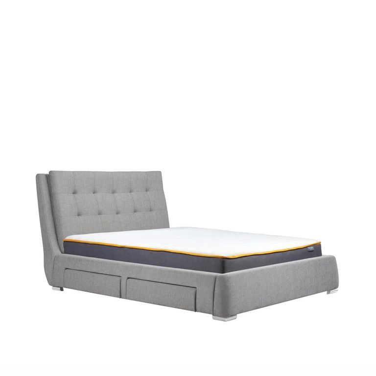 Mayfair Bed - Grey Fabric - Sizes Available