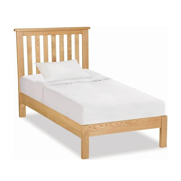 Salisbury Lite Slatted Bed - Oak - 3ft Single