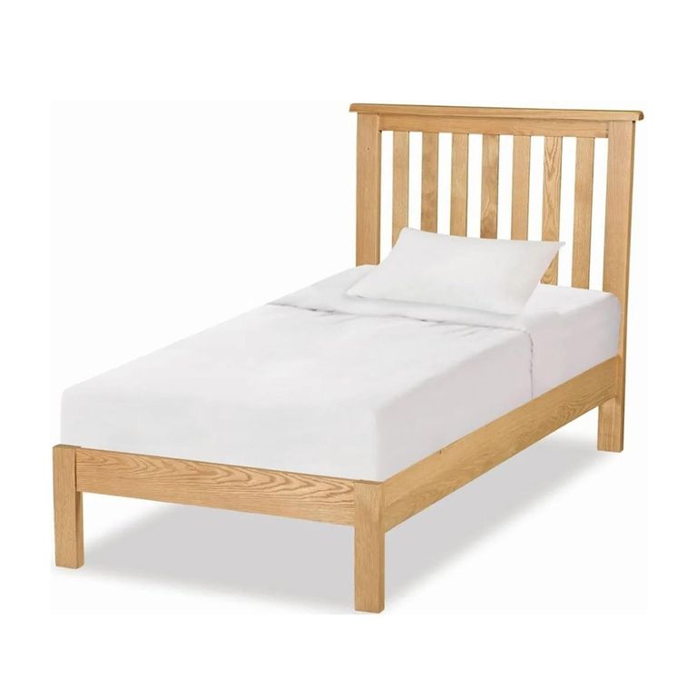 Salisbury Lite Slatted Bed - Oak - 3ft Single