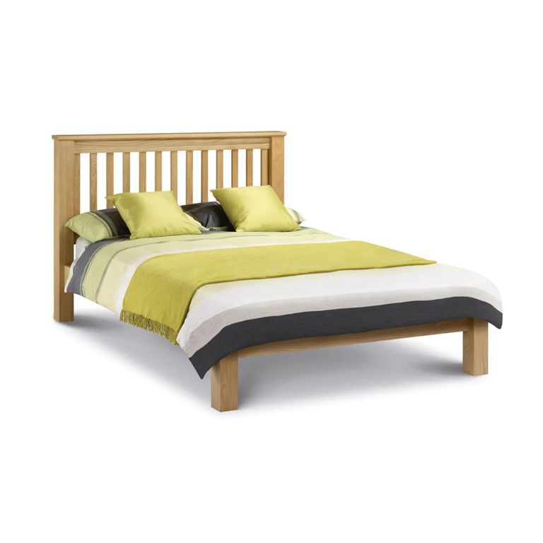 Amsterdam Low Footend Bed - Oak - Sizes Available