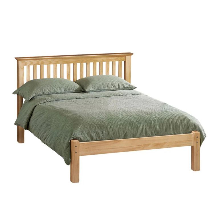 Barcelona Slatted Bed - Pine - Sizes Available