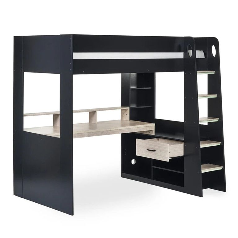 Blaze Gaming Highsleeper Bed - Black