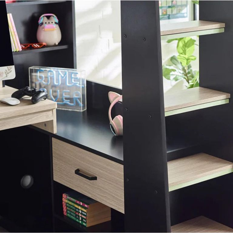 Blaze Gaming Highsleeper Bed - Black