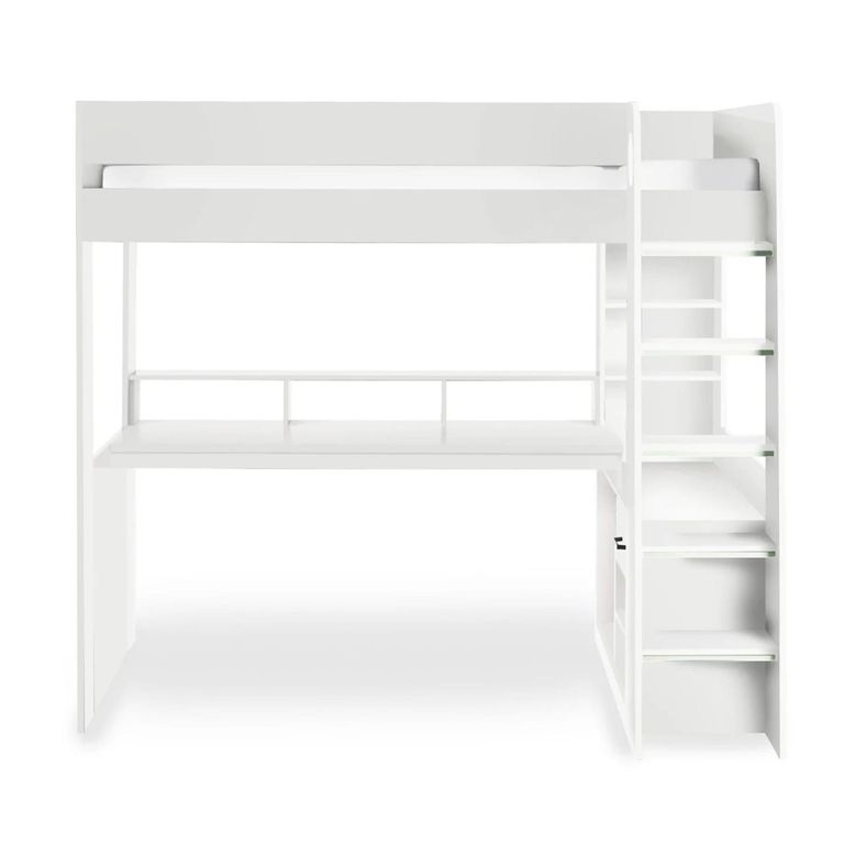 Blaze Gaming Highsleeper Bed - White