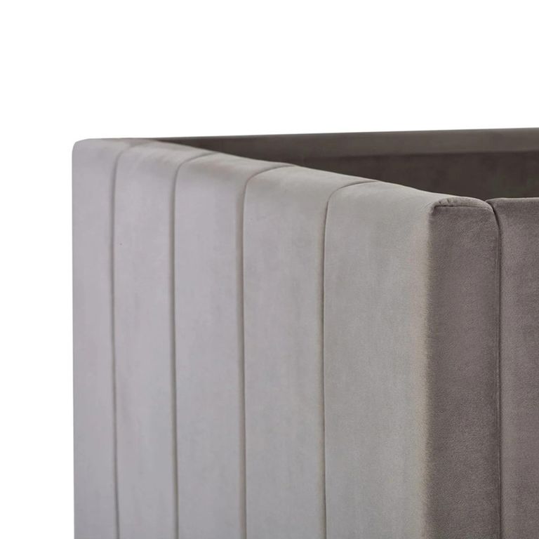 Daytona Fabric Upholstered Bunk Bed - Grey