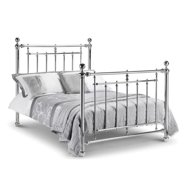Empress Chrome Plated Bed - Sizes Available