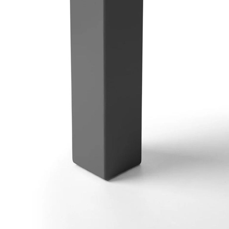 Luna Slatted Bed - 4ft 6in Double - Dark Grey