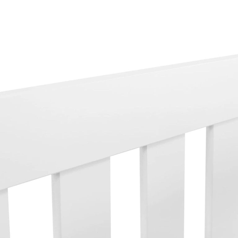 Luna Slatted Bed - White - Sizes Available