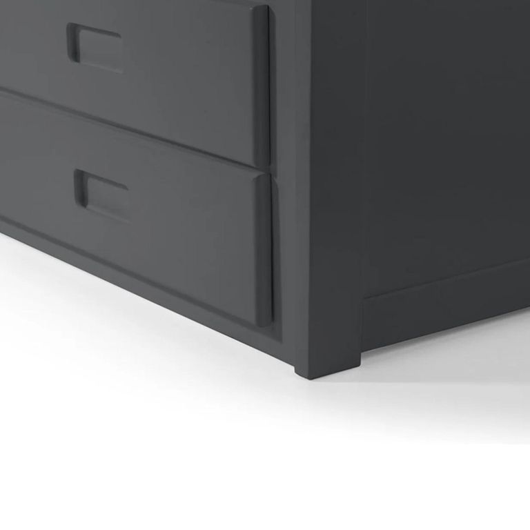 Maisie Bed with Underbed Drawer - Dark Grey