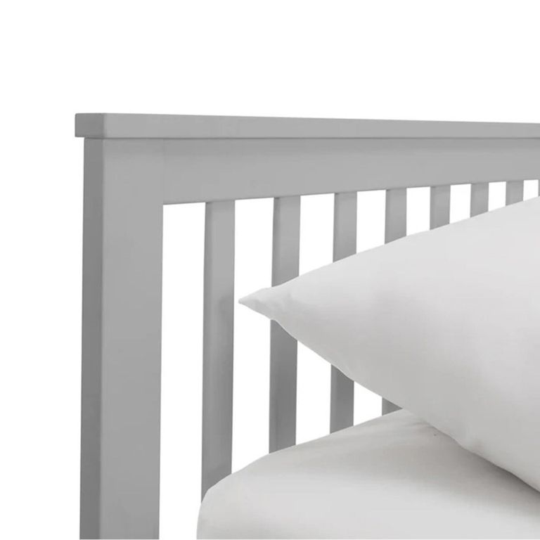 Maisie Bed with Underbed Drawer - Light Grey