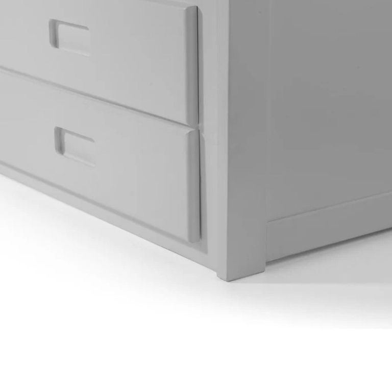 Maisie Bed with Underbed Drawer - Light Grey
