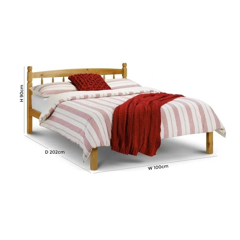 Pickwick Slatted Bed - Pine - Sizes Available