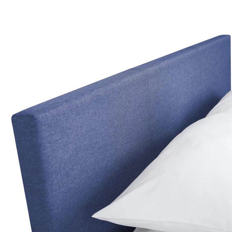 Rialto Ottoman Storage Bed - Blue Fabric - Sizes Available