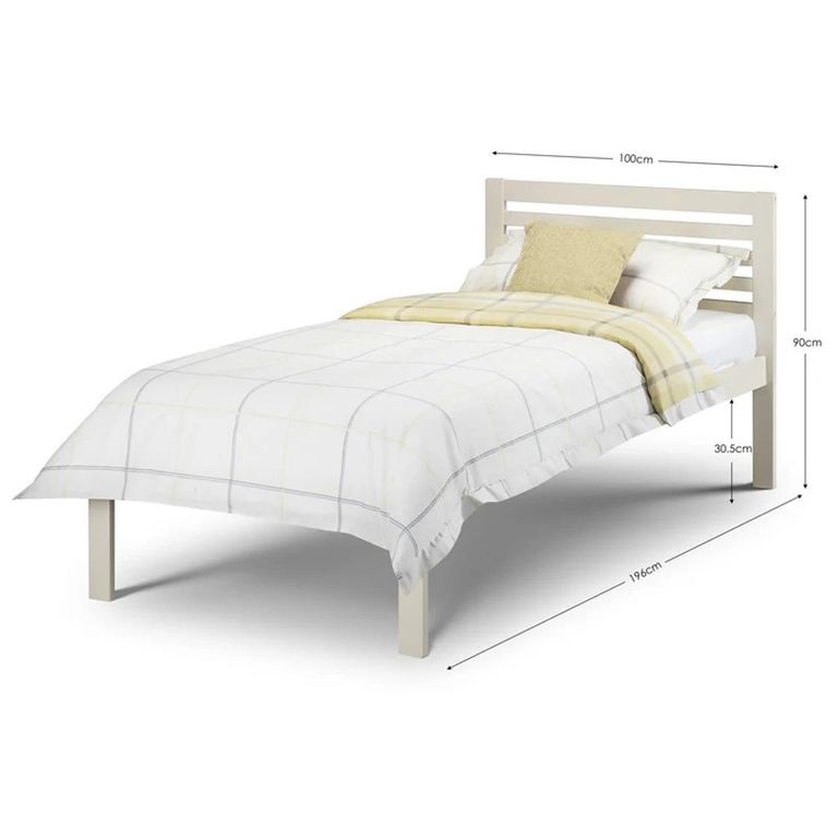 Slocum Bed - 3ft Single - White