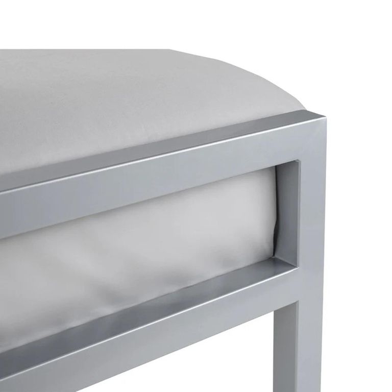 Soto Metal Frame Bed - Grey - Sizes Available
