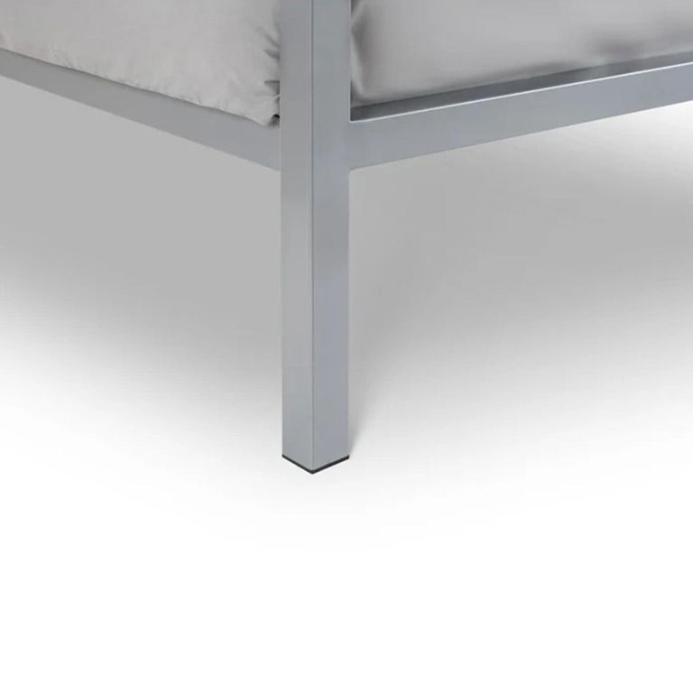 Soto Metal Frame Bed - Grey - Sizes Available