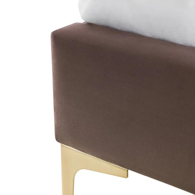 Deco Bed - Grey Fabric - Sizes Available