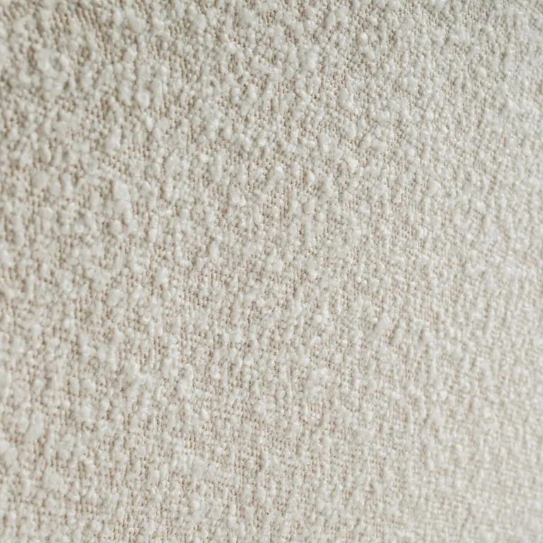 Eden Bed - Ivory Boucle Fabric - Sizes Available