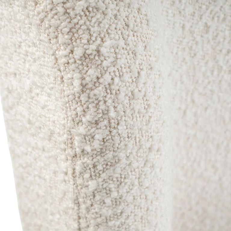 Eden Bed - Ivory Boucle Fabric - Sizes Available