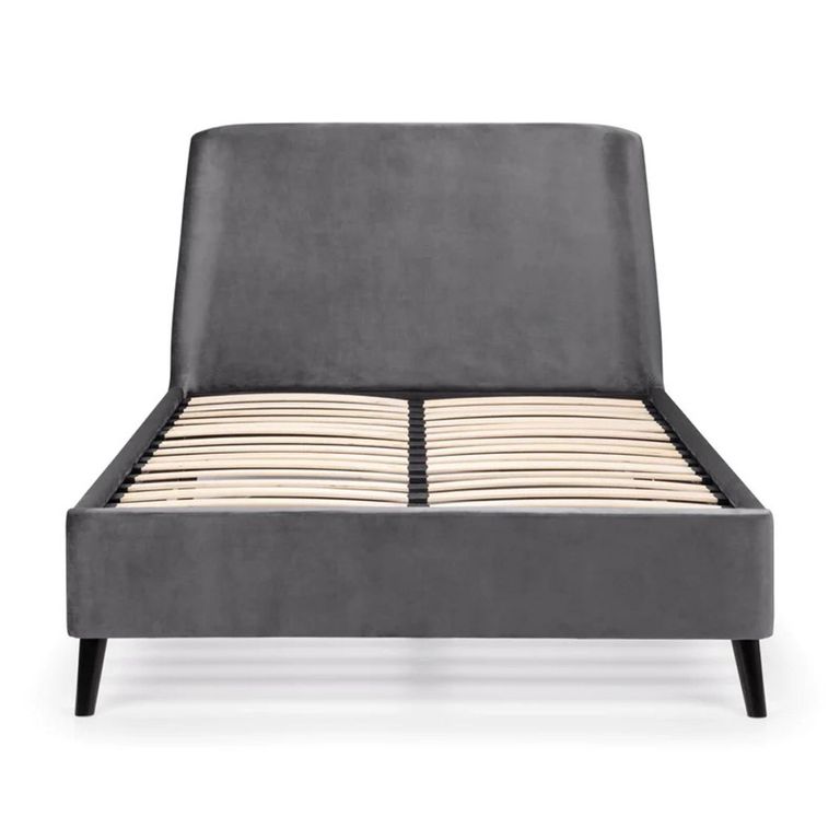 Frida Bed - Grey Fabric - Sizes Available