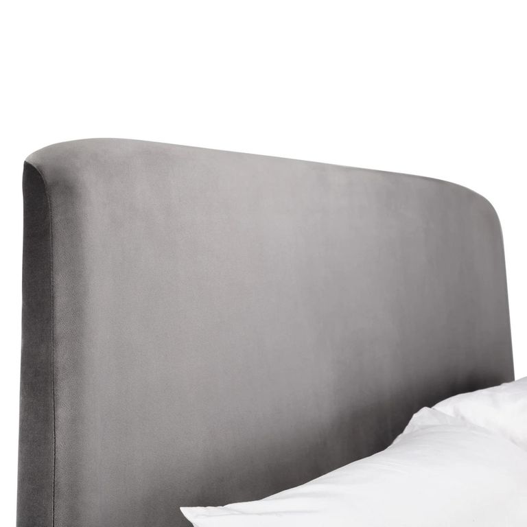 Frida Ottoman Storage Bed - Grey Fabric - Sizes Available