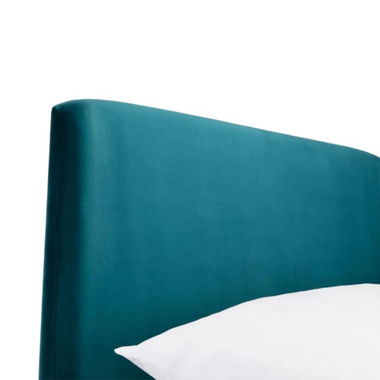 Frida Bed - Teal Fabric - 4ft 6in Double