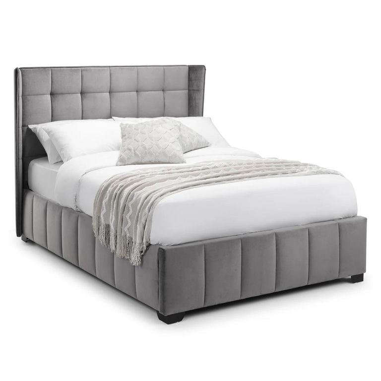 Gatsby Bed - Light Grey Fabric - Sizes Available