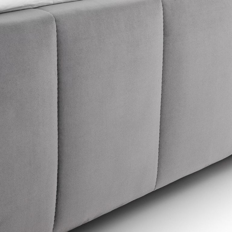 Gatsby Bed - Light Grey Fabric - Sizes Available