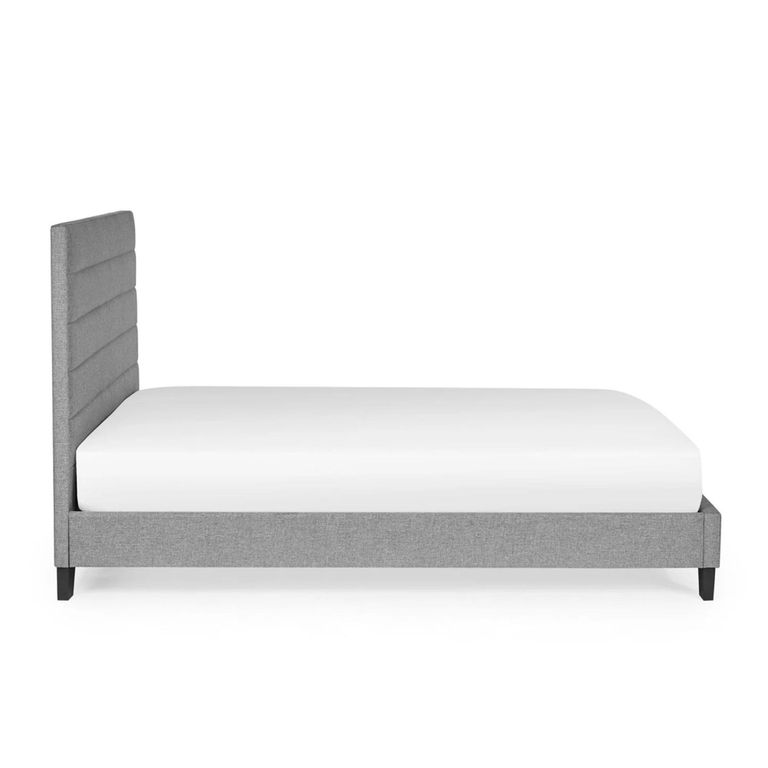 Merida Bed - Grey Fabric - Sizes Available
