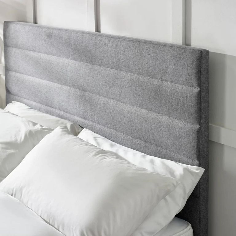 Merida Bed - Grey Fabric - Sizes Available