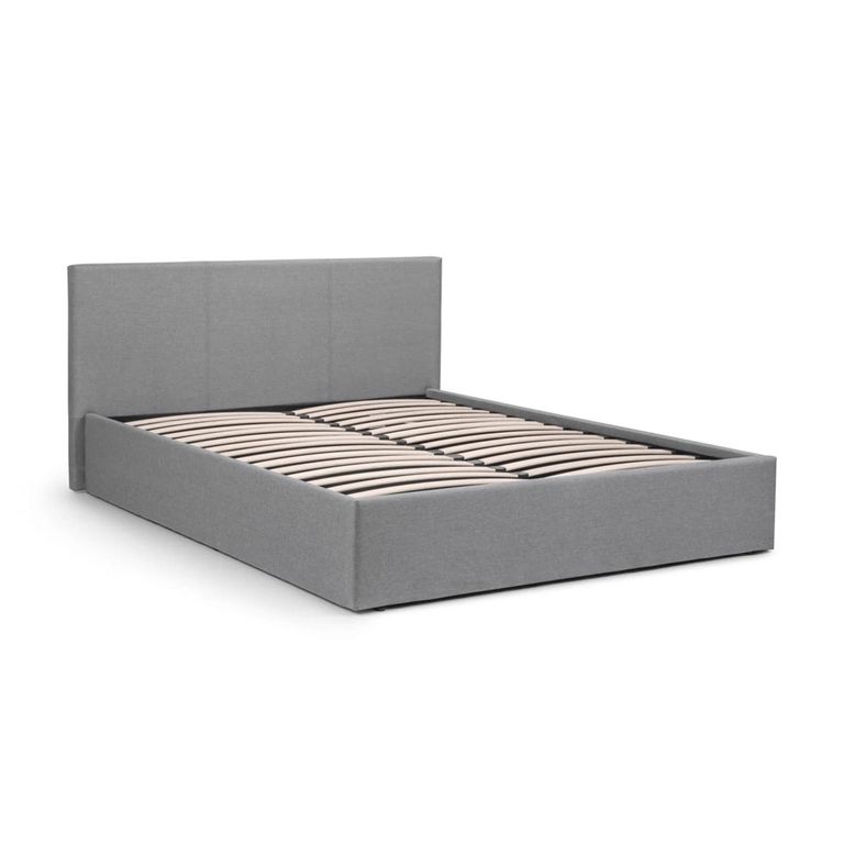 Rialto Ottoman Storage Bed - Grey Fabric - Sizes Available