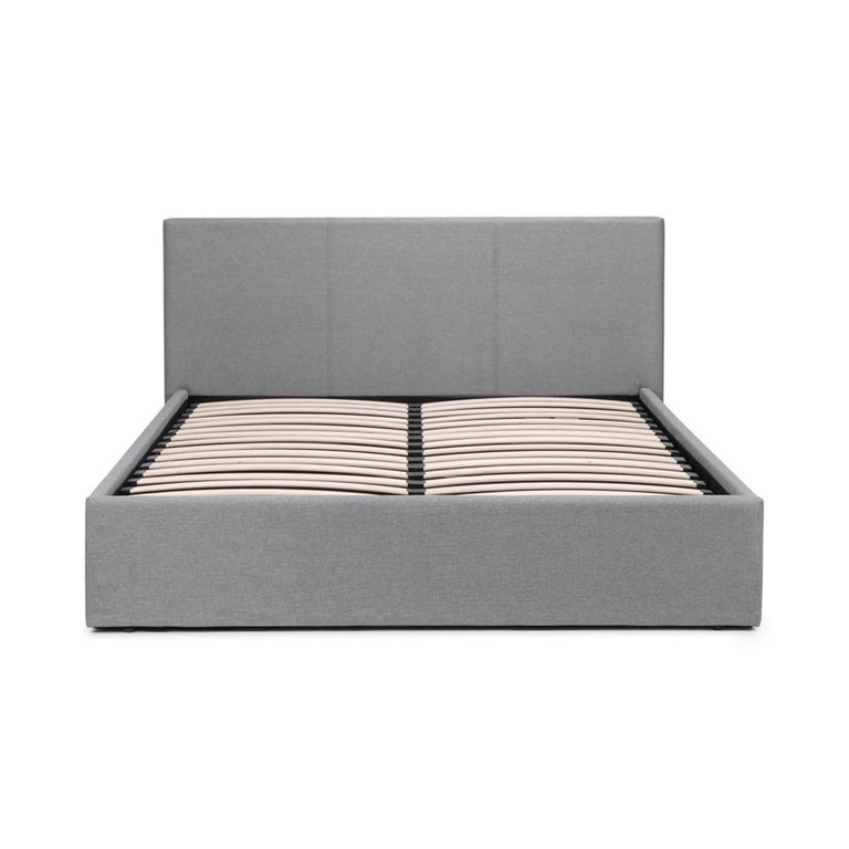 Rialto Ottoman Storage Bed - Grey Fabric - Sizes Available