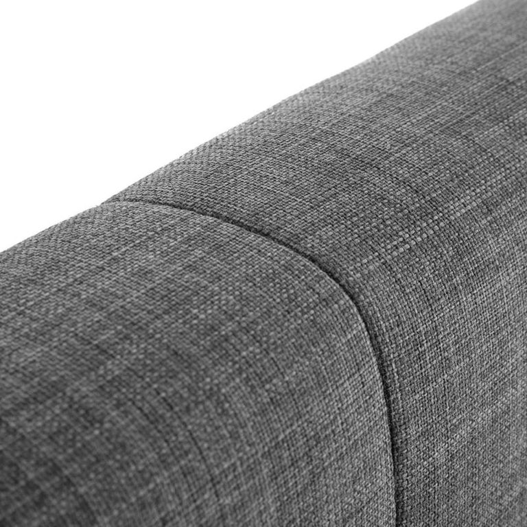 Sorrento Bed - Grey Fabric - Sizes Available