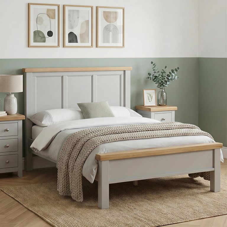 Wilmont Bed - Grey Painted - Sizes Available
