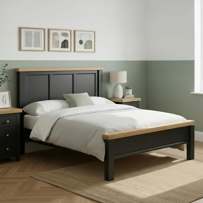 Wilmont Bed - Black Painted - Sizes Available