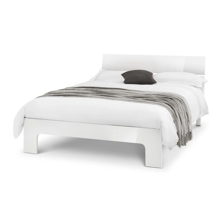 Manhattan Bed - White Gloss - Sizes Available