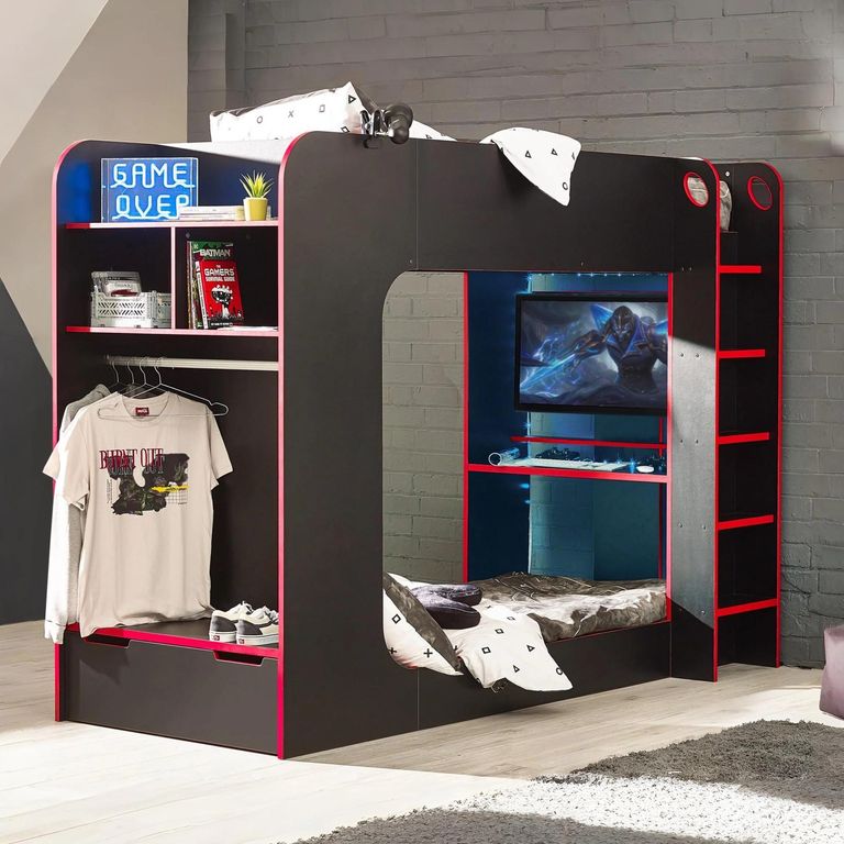 Impact Gaming Bunk Bed - Black