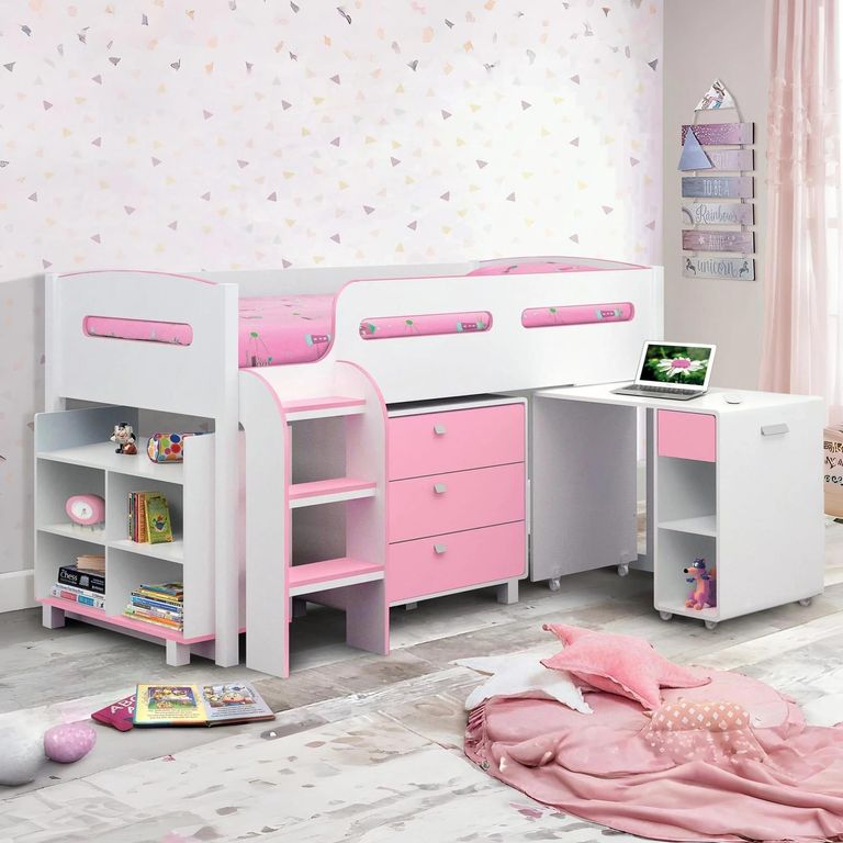 Kimbo Cabin Bed - Pink