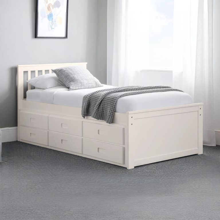 Maisie Captains Bed - White