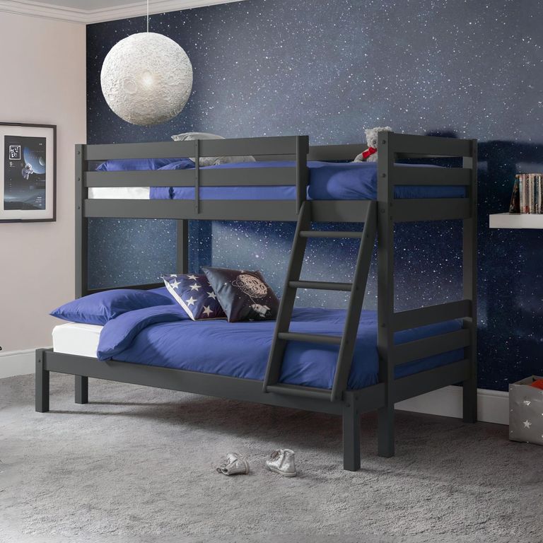 Merlin Triple Sleeper Bunk Bed - Dark Grey