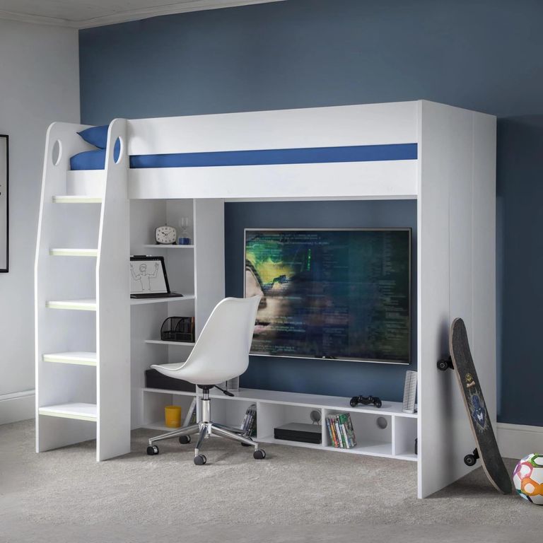 Nebula Gaming Bed - White