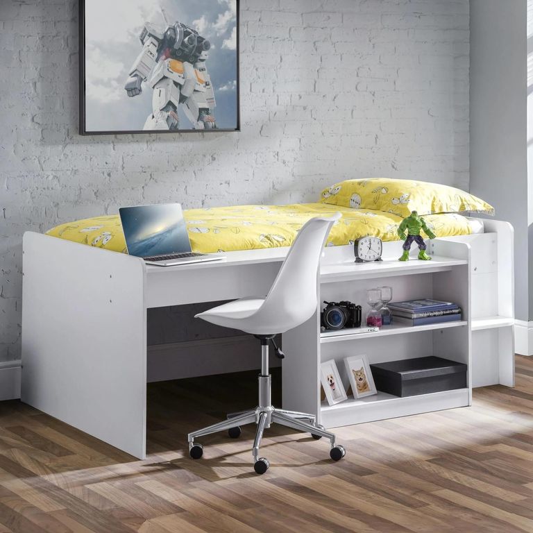 Neptune Midsleeper Bed - White
