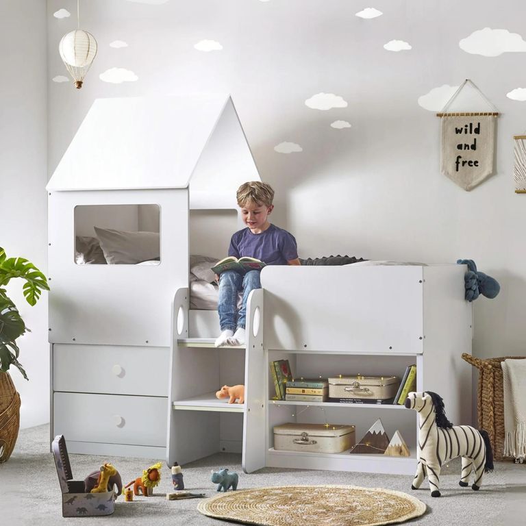 Orpheus Midsleeper Bed - White