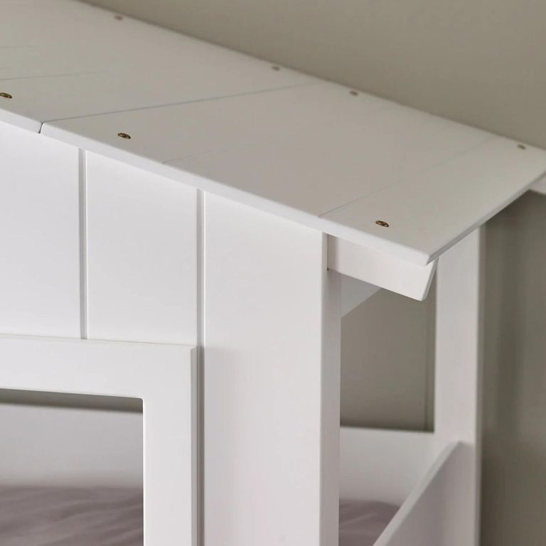 Acorn Treehouse Storage Midsleeper Bed - White